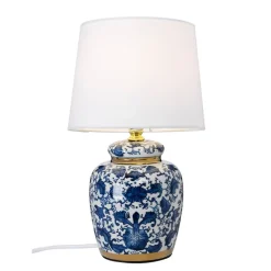 Klassisk mini bordslampa blå