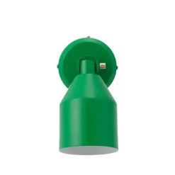 Klip vägglampa grön