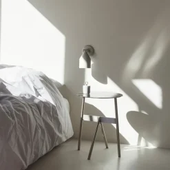 Klip vägglampa vit