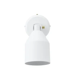 Klip vägglampa vit