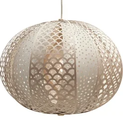 Knopp Stor taklampa vit