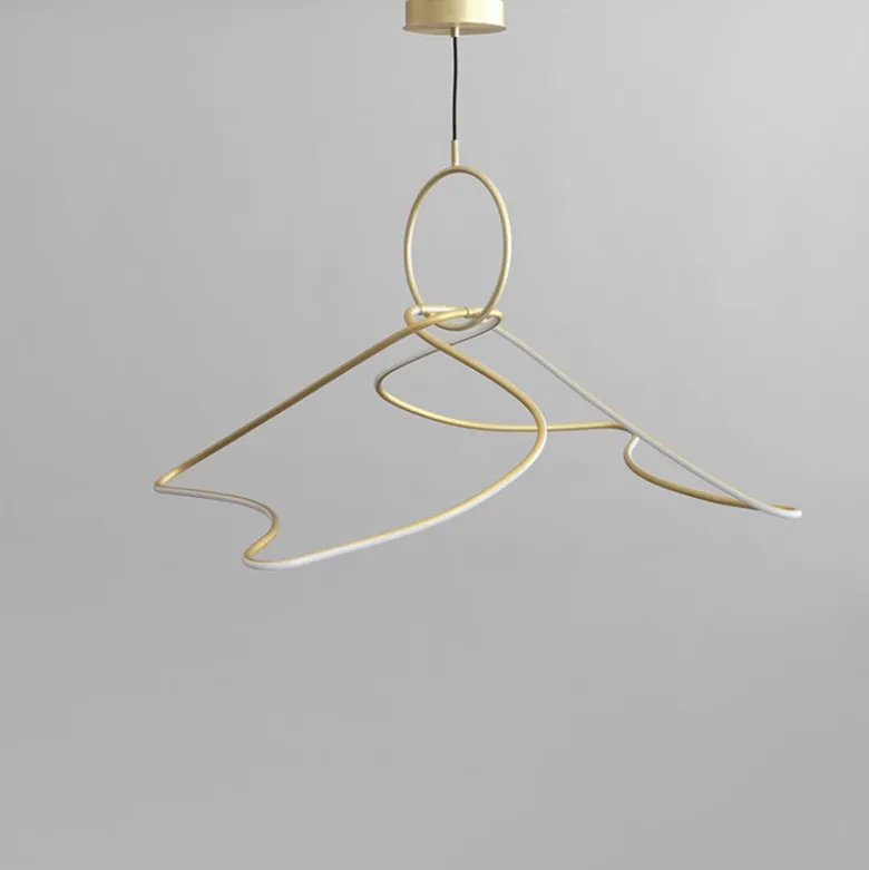 Kumo chandelier taklampa Big brass