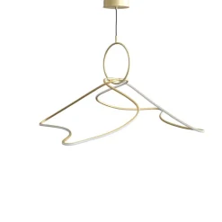 Kumo chandelier taklampa Big brass