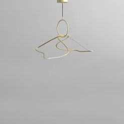 Kumo chandelier taklampa Mini brass