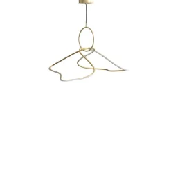 Kumo chandelier taklampa Mini brass