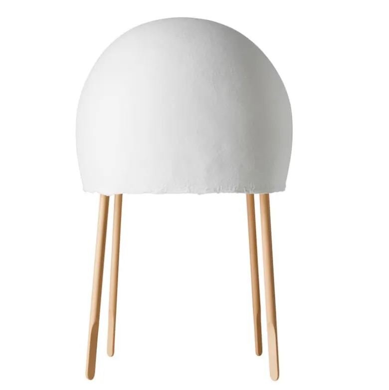 Kurage bordslampa vit