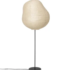 Kurbis tall golvlampa natur/svart