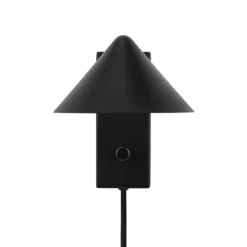 Kuro read vägglampa svart