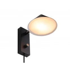 Kuro read vägglampa svart