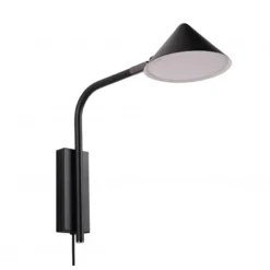 Kuro vägglampa svart