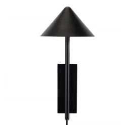 Kuro vägglampa svart