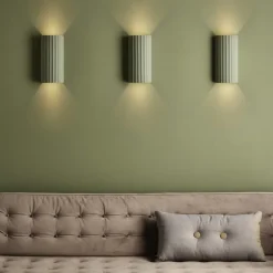 Kymi 300 vägglampa matt vit