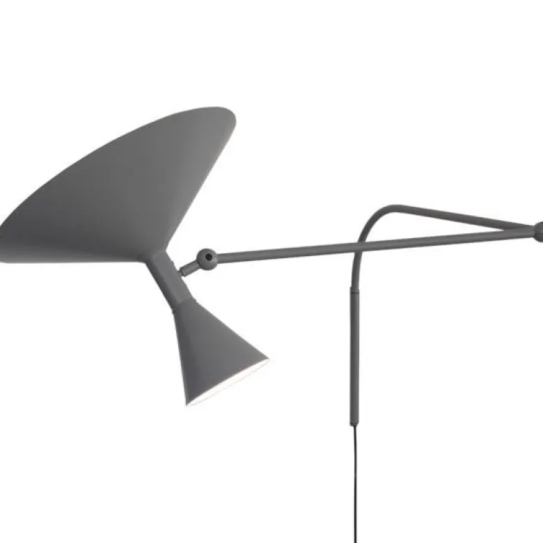 Lampe de Marseille vägglampa grå