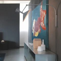 Lampe de Marseille vägglampa grå