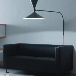 Lampe de Marseille vägglampa svart