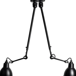 Lampe Gras N°302 double taklampa round svart