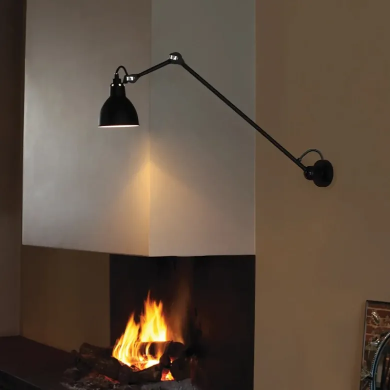 Lampe Gras N°304 L60 vägglampa svart