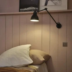 Lampe Gras N°304 L40 vägg/taklampa round svart