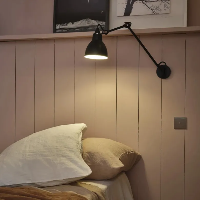 Lampe Gras N°304 L40 vägg/taklampa round svart