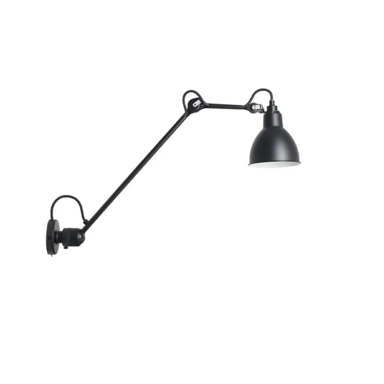 Lampe Gras N°304 L40 vägg/taklampa round svart