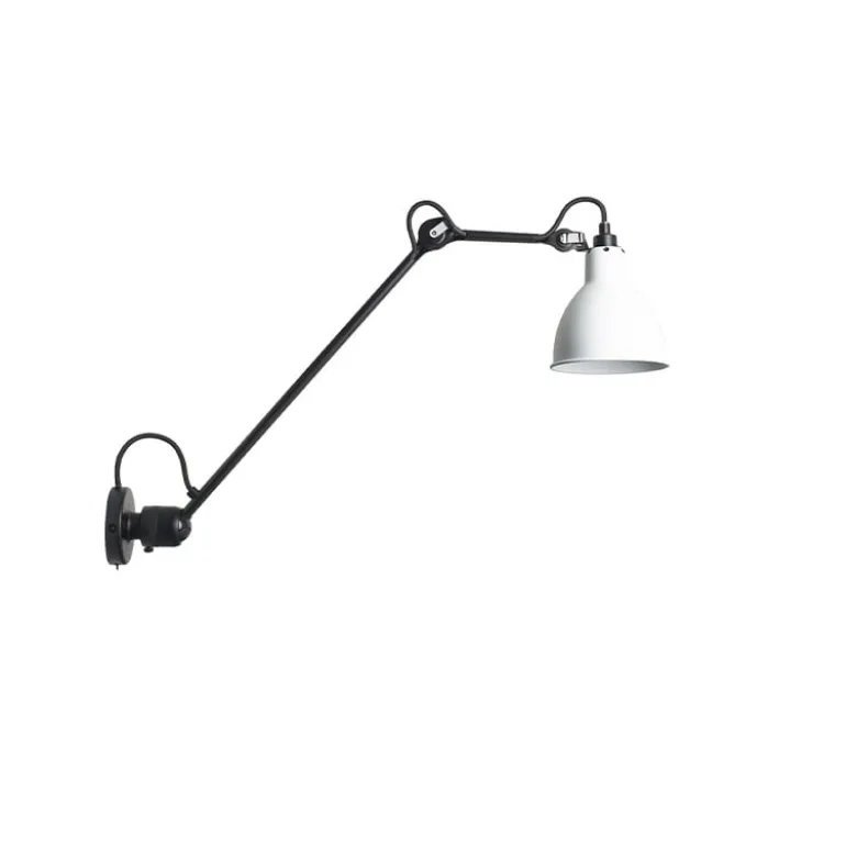 Lampe Gras N°304 L40 vägg/taklampa round svart/vit