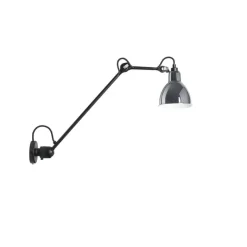 Lampe Gras N°304 L40 vägg/taklampa round svart/krom