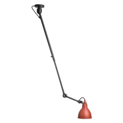 Lampe Gras N°302 taklampa round svart/röd