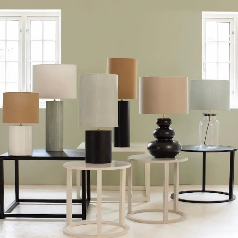 Lampfot Lacquer B dusty green
