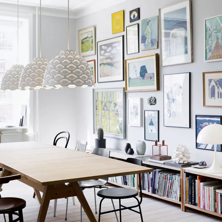 LC Shutters Taklampa white