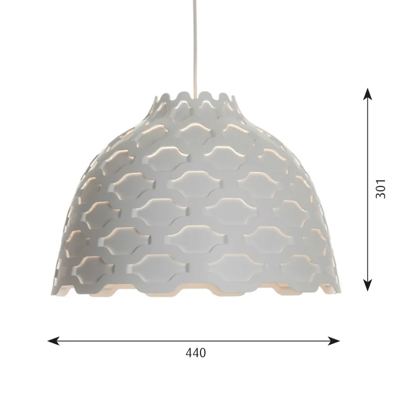 LC Shutters Taklampa white