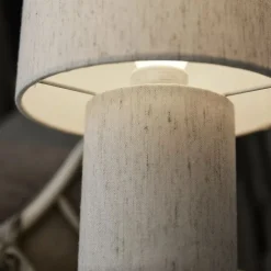 Leah 28 cm bordslampa ljusbeige