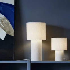 Leah 46 cm bordslampa ljusbeige