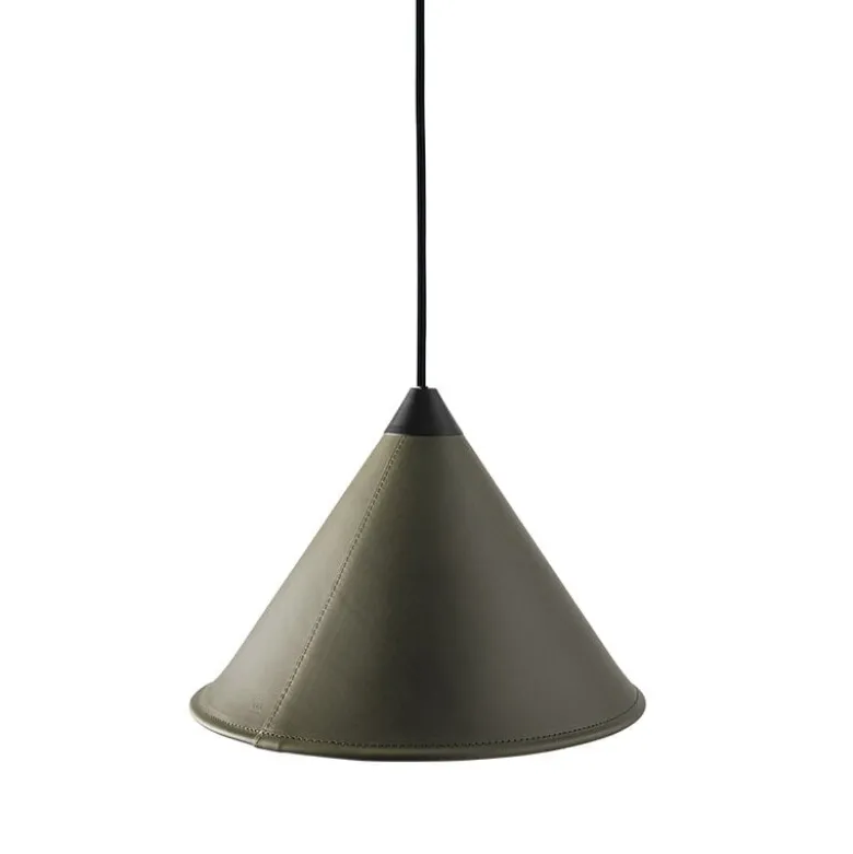Leather Cone Namibia Ø25 taklampa grass green