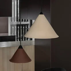Leather Cone Namibia Ø25 taklampa grass green