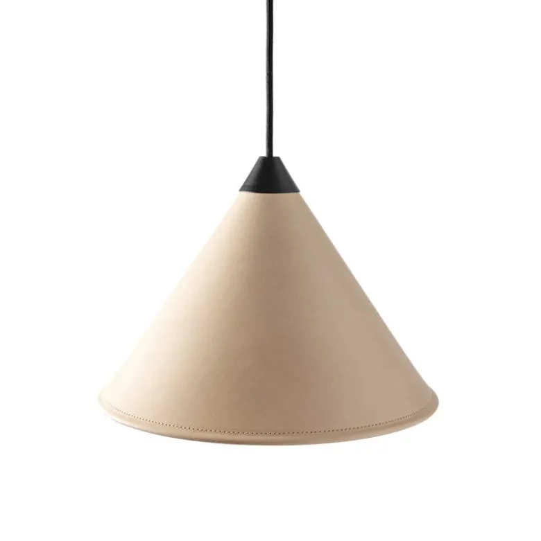 Leather Cone Namibia Ø35 taklampa crude nature
