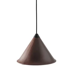 Leather Cone Namibia Ø25 taklampa chocolate