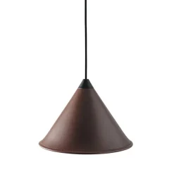 Leather Cone Namibia Ø25 taklampa chocolate