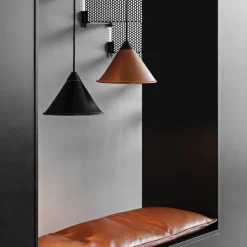 Leather Cone Namibia Ø25 taklampa polo