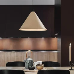 Leather Cone Namibia Ø35 taklampa black