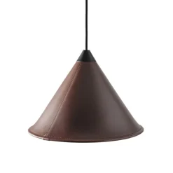 Leather Cone Namibia Ø35 taklampa chocolate