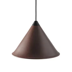 Leather Cone Namibia Ø35 taklampa chocolate
