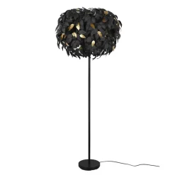 Leavy golvlampa matt svart