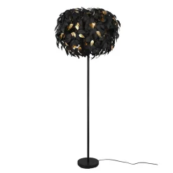 Leavy golvlampa matt svart