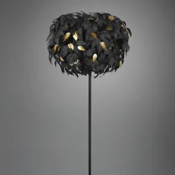 Leavy golvlampa matt svart