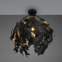 Leavy Ø38 plafond matt svart