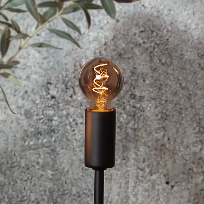 LED-lampa E14 P45 Decoled Grace Smoke