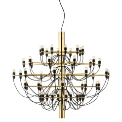 2097/50 LED taklampa mässing