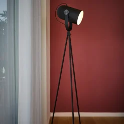 Le Klint 362 Carronade II golvlampa svart/svart ek