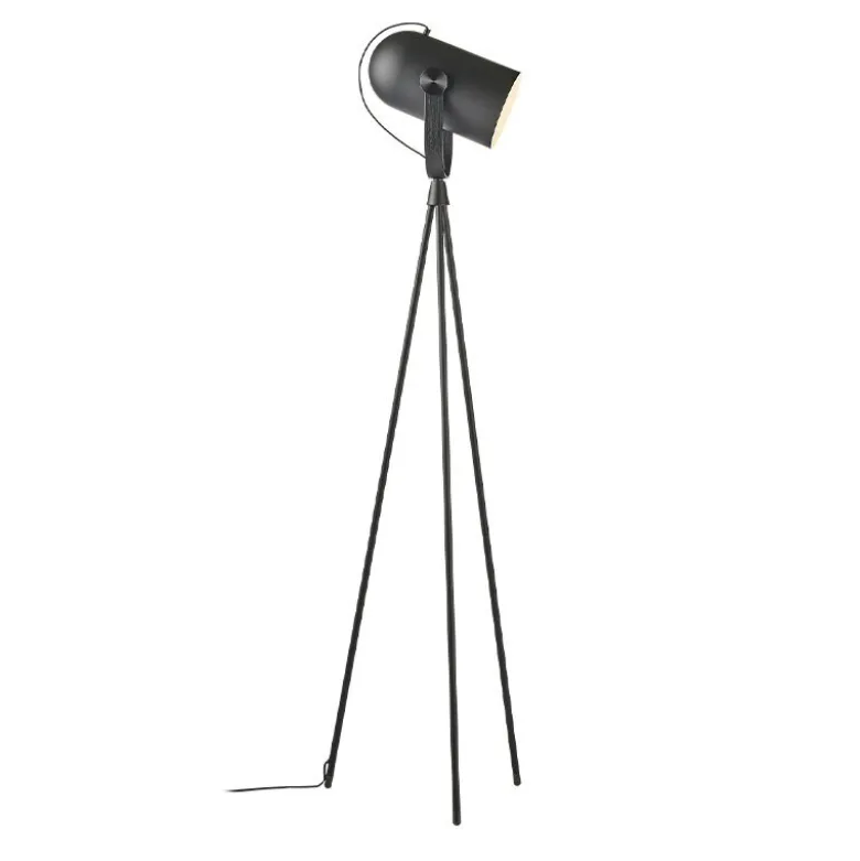 Le Klint 362 Carronade II golvlampa svart/svart ek