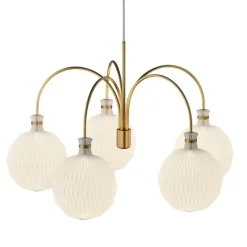 Le Klint 101 chandelier taklampa mässing